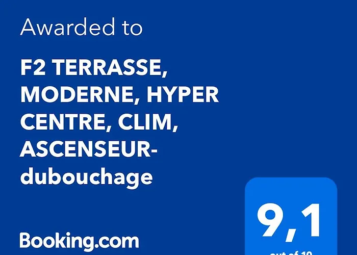 F2 Terrasse, Moderne, Hyper Centre, Clim, Ascenseur- Dubouchage